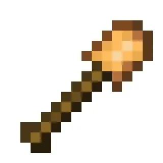 Лопата из светящегося камня