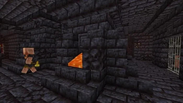 Подземелье Пиглина внутри