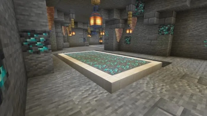 Зона добычи алмаза