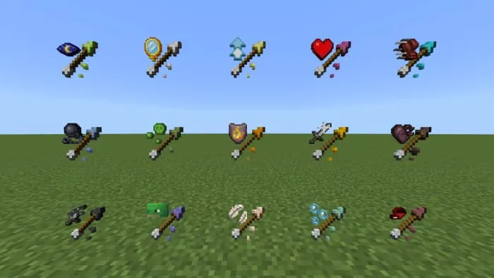 Символы со стрелками с наконечниками