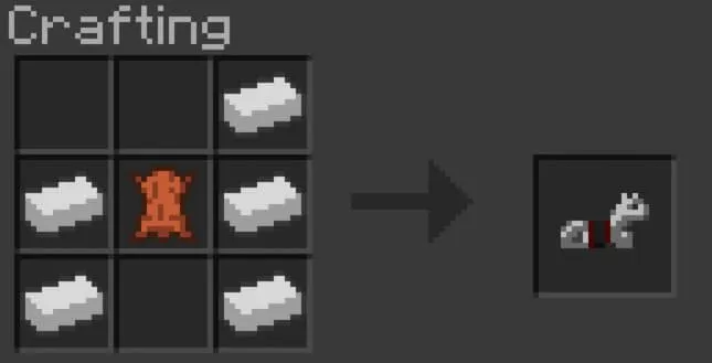 Крафт железной конской брони