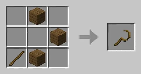 Крафт серпа из сосновых досок