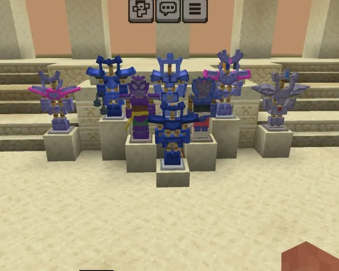 Доспехи защитников серебряных святых и защитников афины