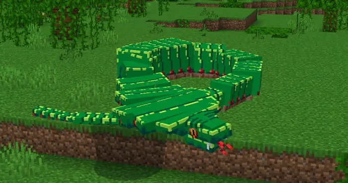 Побежденный босс змей