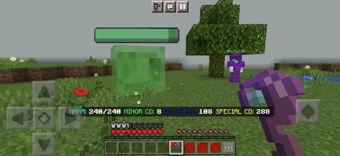 Арена PVE с большим слаймом