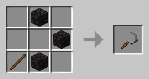 Крафт серпа из чернокамня