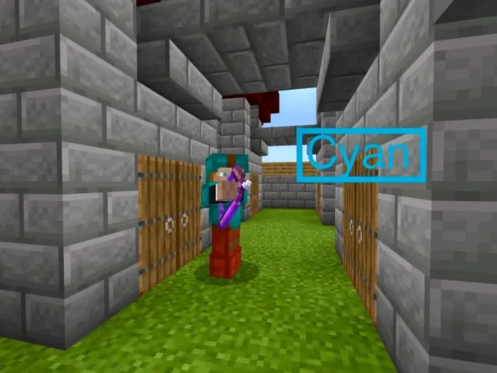 Голубой персонаж