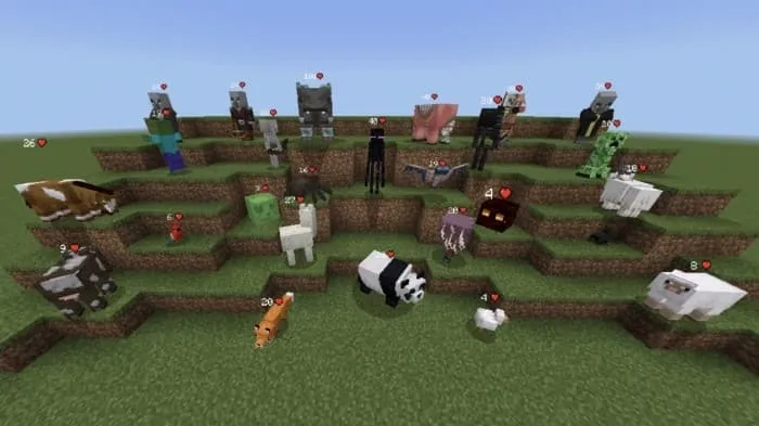 Индикатор здоровья и урона