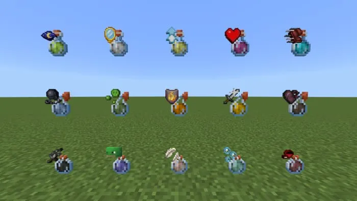 Символы у зелий