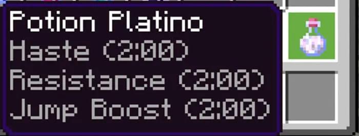 Эффекты платинового зелья
