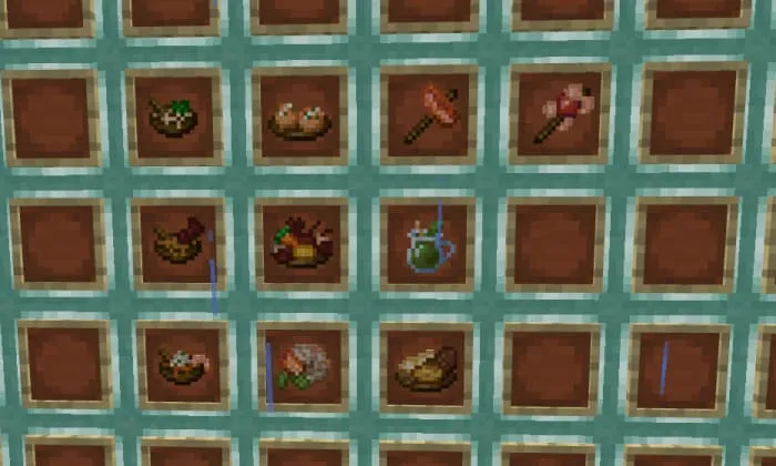 Еда и напитки в рамках