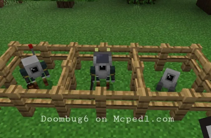 Группа маленьких роботов