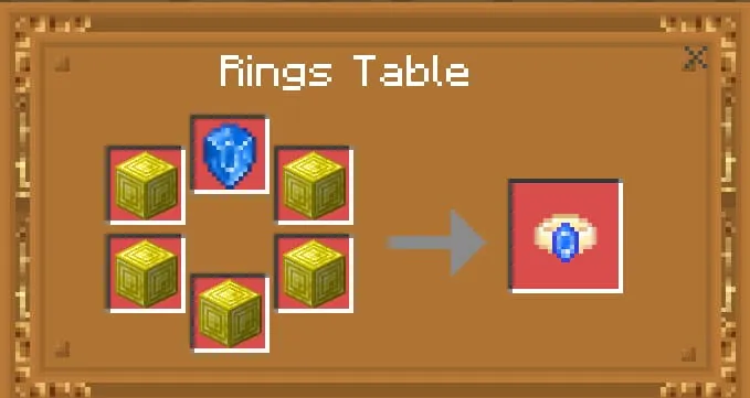 Крафт кольца с сапфиром