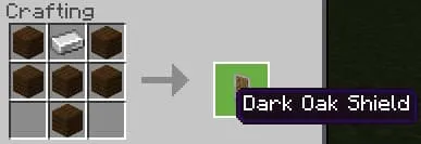 Крафт щита из темных досок