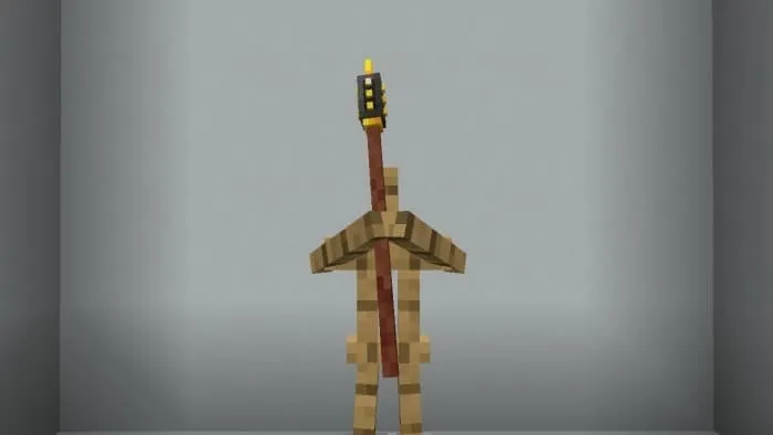 Вид огненного посоха Пиглина