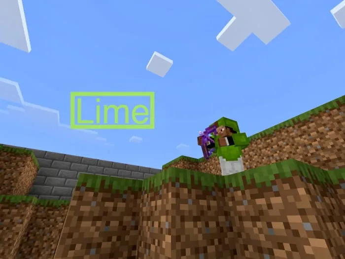 Лаймовый персонаж