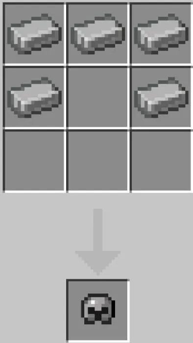 Крафт шлема из стали