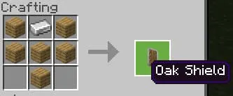 Крафт щита из дубовых досок