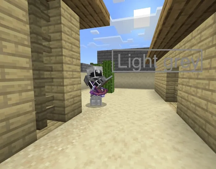 Светло-серый персонаж