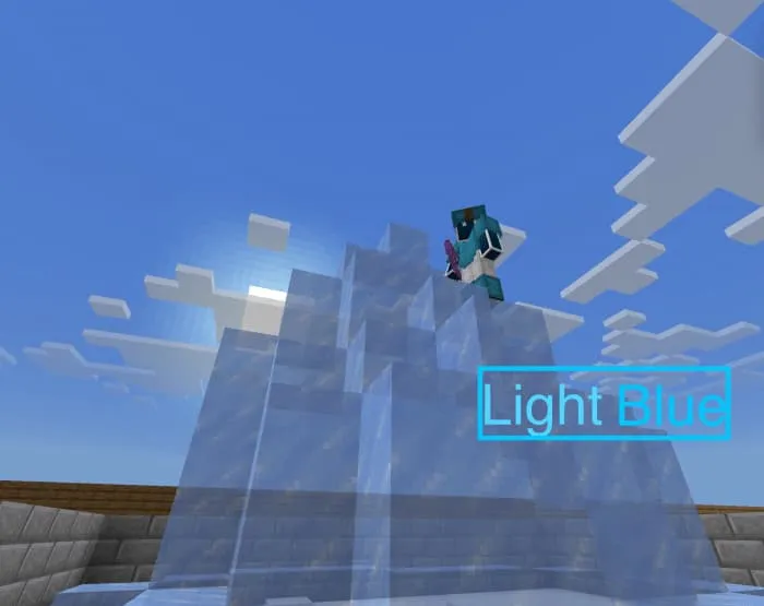 Светло-синий персонаж