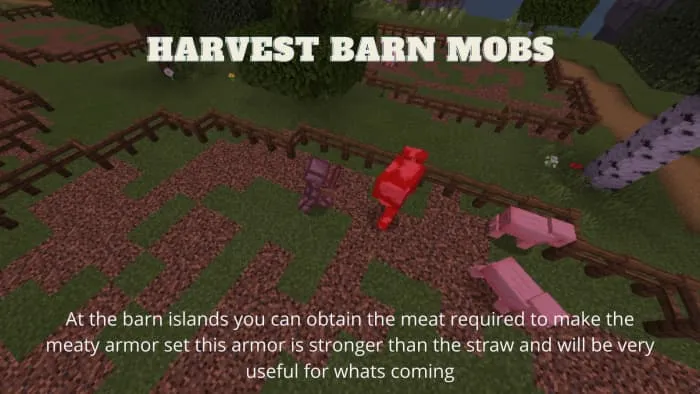 Животные в загоне ночью