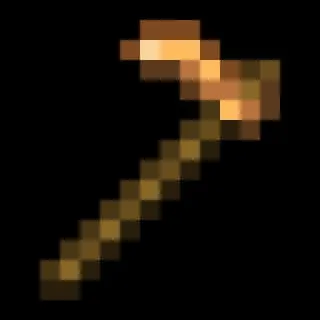 Мотыга из светящегося камня