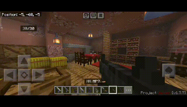 Анимация с оружием P90