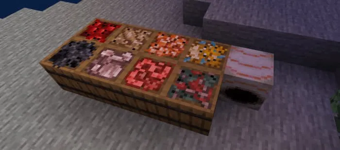 Новые блоки с морскими продуктами