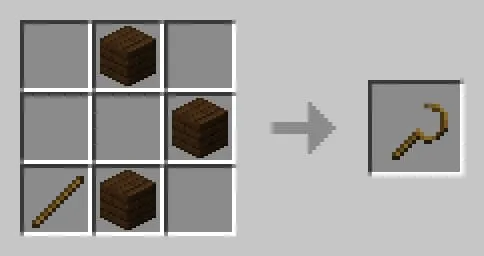 Крафт серпа из темных досок