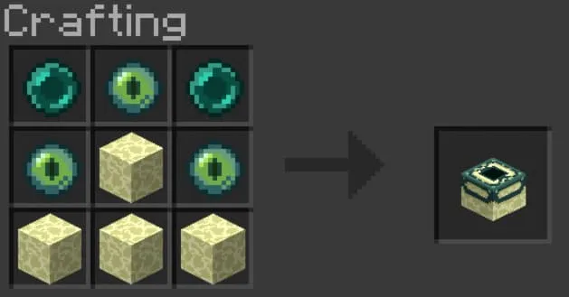 Крафт рамки портала в край