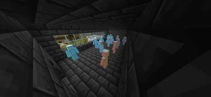 Комната со стойками