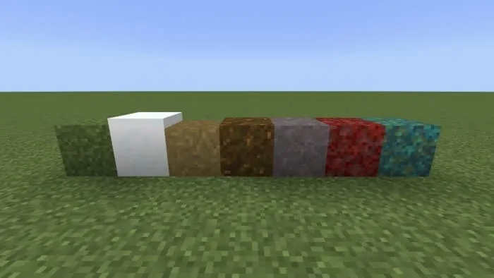 Новый вид блоков с грязью