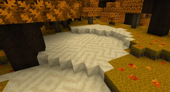 Опавшая листва на земле