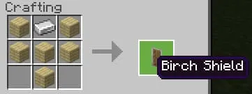 Крафт щита из березовых досок