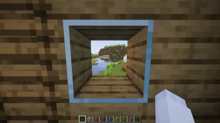 Одиночное прозрачное стекло