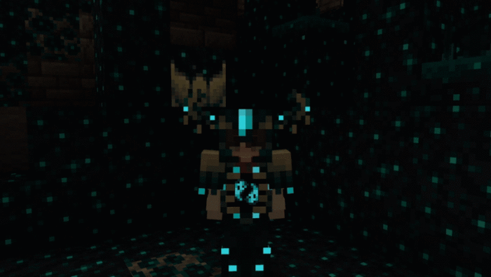 Игрок в броне из скалка