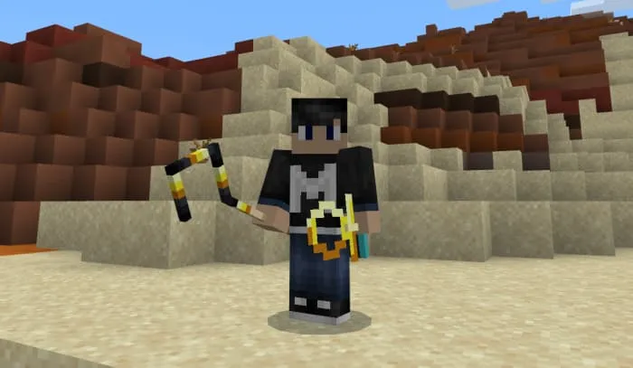 Древний посох в руке