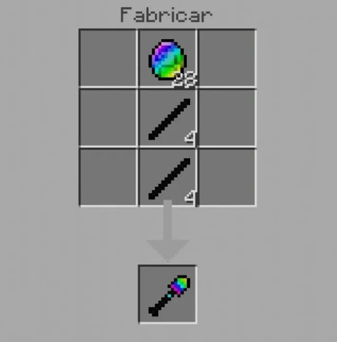 Крафт радужной лопаты