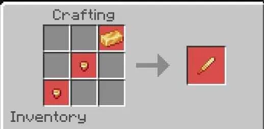 Крафт длинного клинка из яркой стали