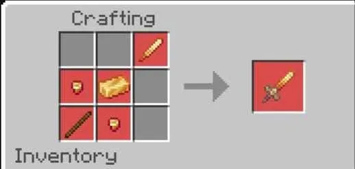 Крафт длинного меча из яркой стали