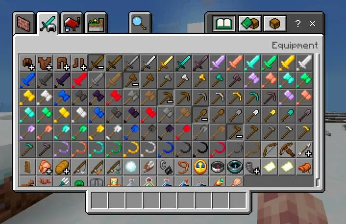 Все молоты в инвентаре