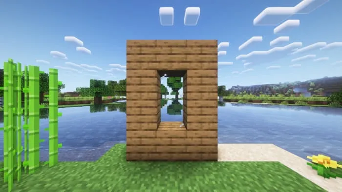 Вид соединённого стекла