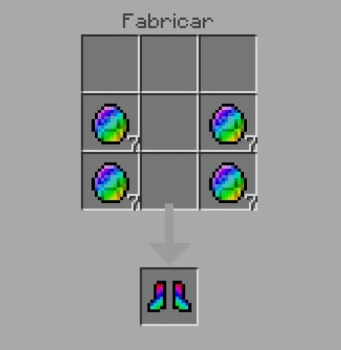 Крафт радужных ботинков