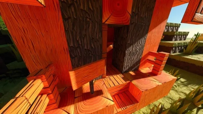 Новый вид брёвен и досок из акации