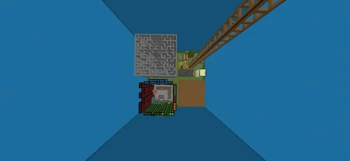 Вид локации сверху