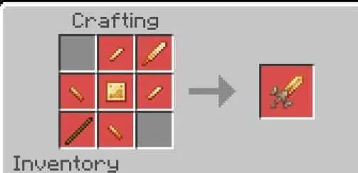 Крафт двуручного меча из яркой стали