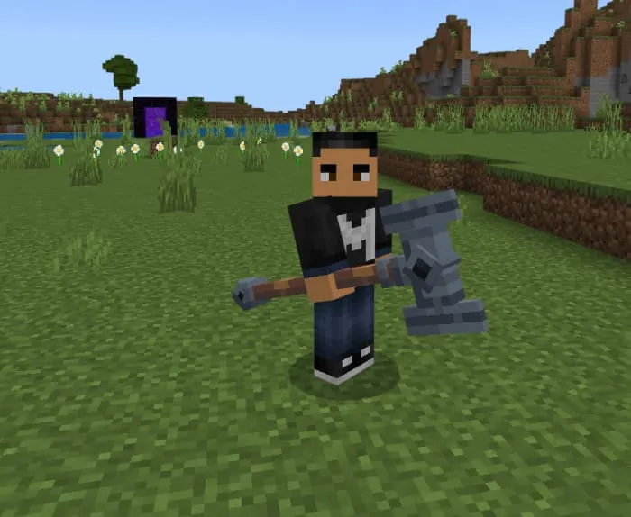 Топор Минотавра в руке