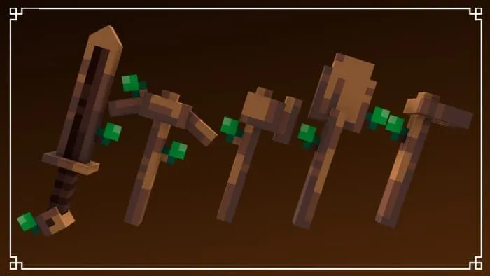 Новый вид деревянных инструментов