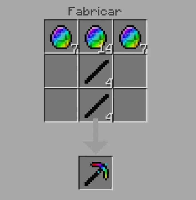 Крафт радужной кирки