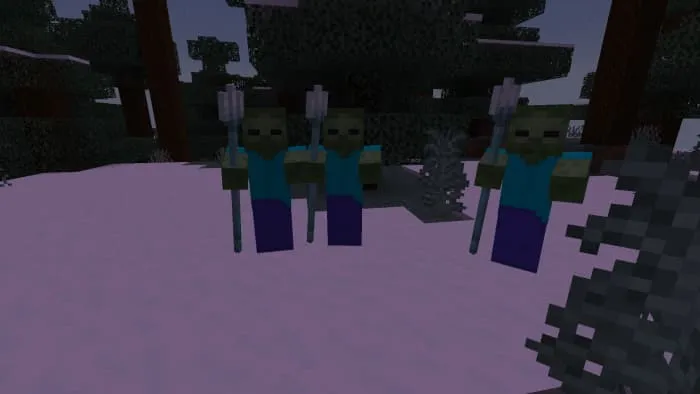 Зомби с трезубцами